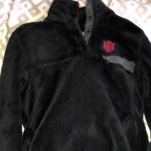 1/4 button up IU sweatshirt